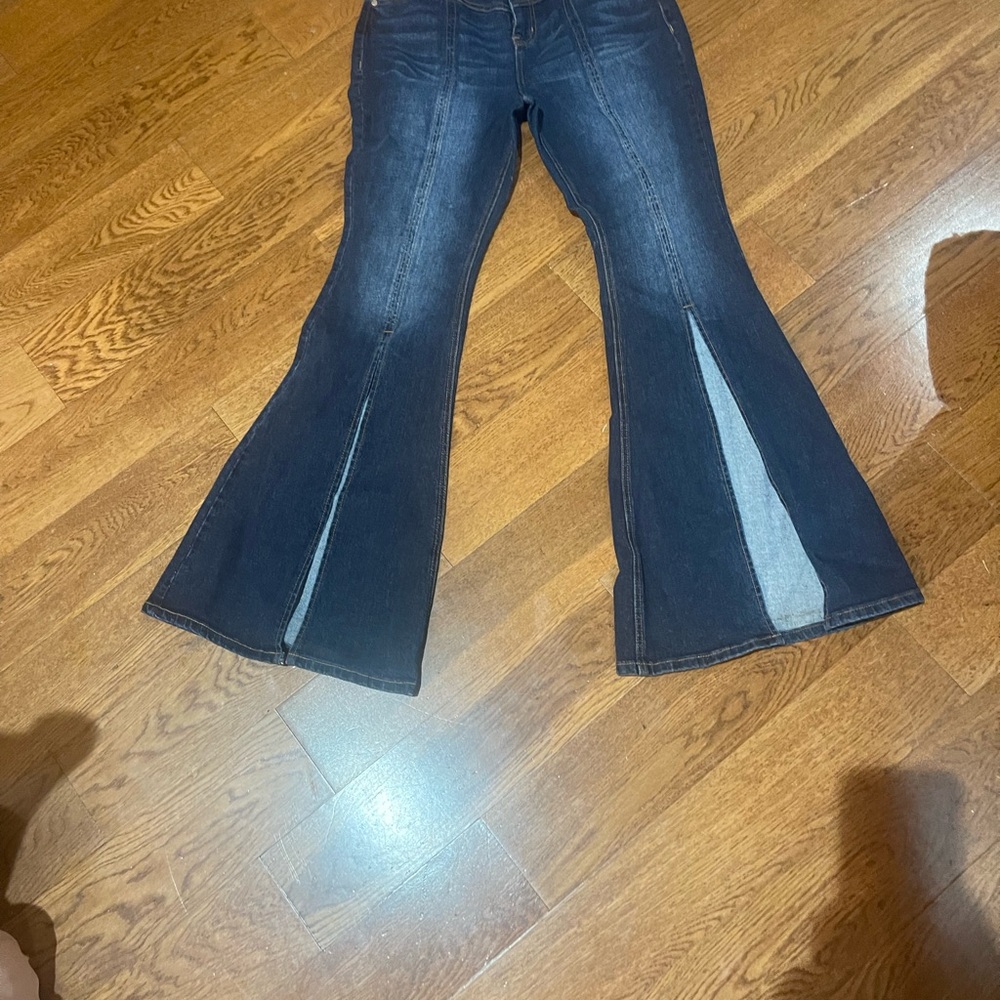 Women's Flared Jeans - Blue